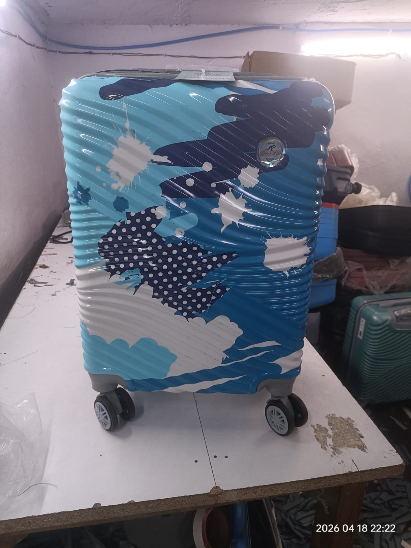 Hard Shell Printed Polypropylene Trolley Bag Shell