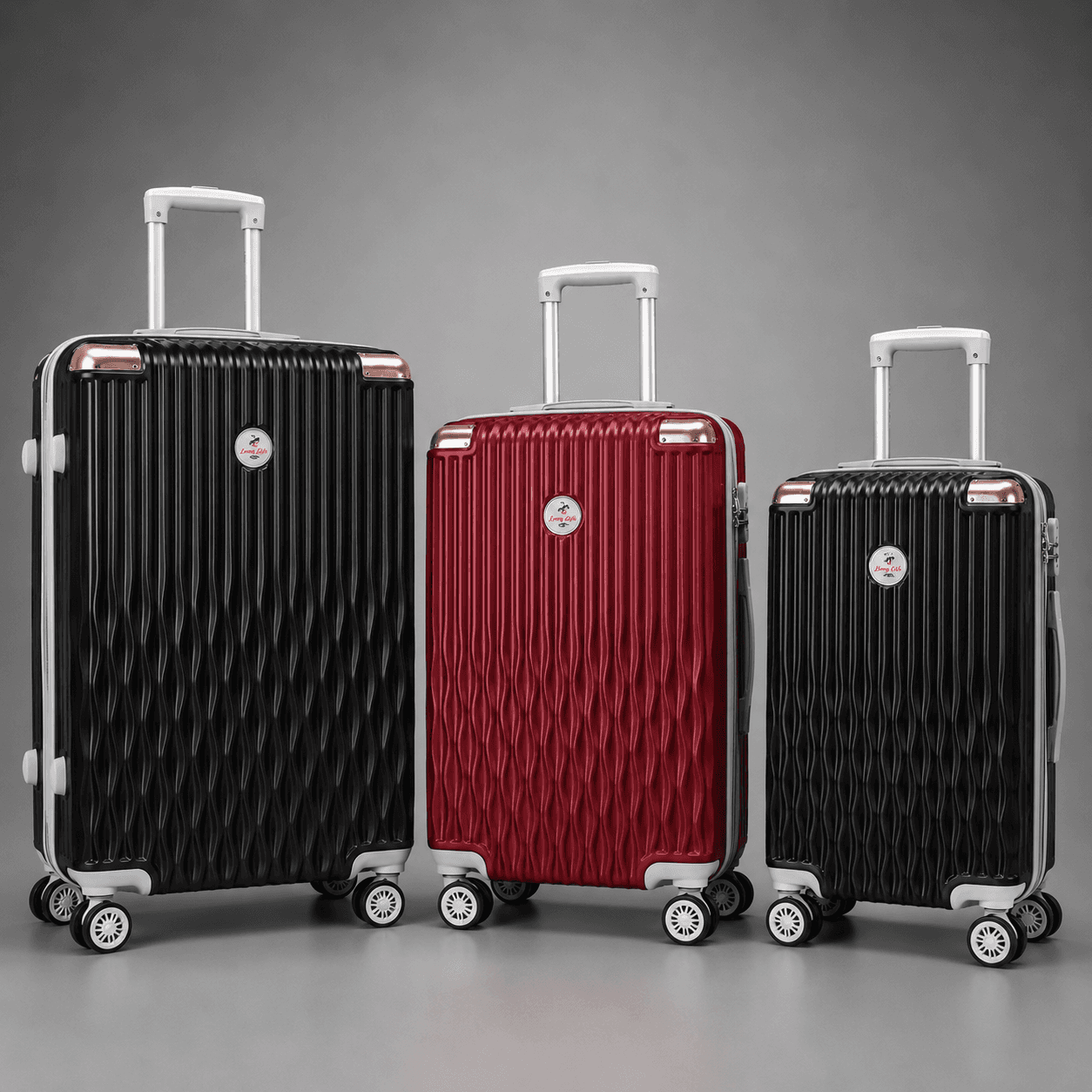 Long Life Luggage Polycarbonate Trolley Bag Set of 2 detail 3