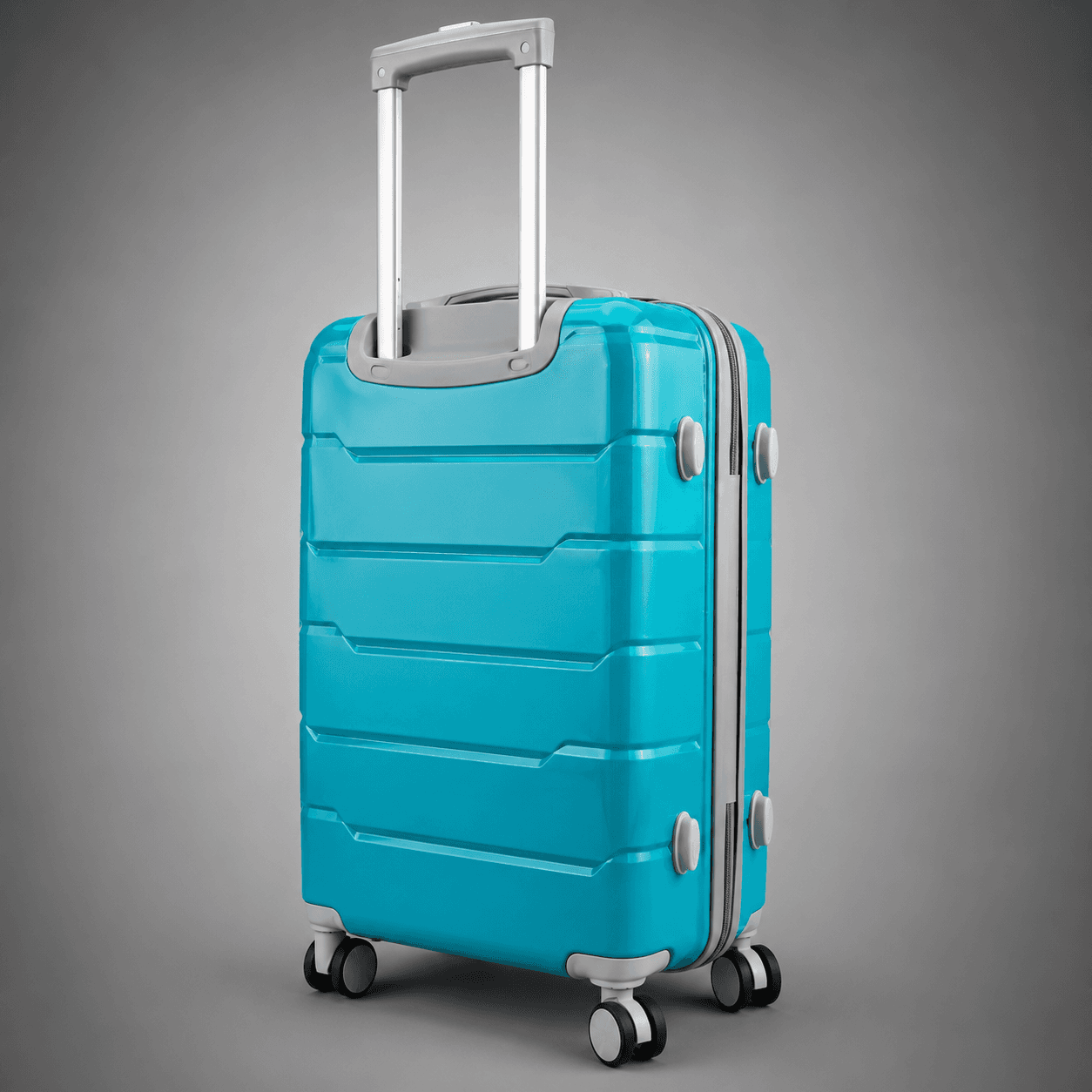 M7 Red Hard Shell Trolley Bag | PP Travel Suitcase detail 3