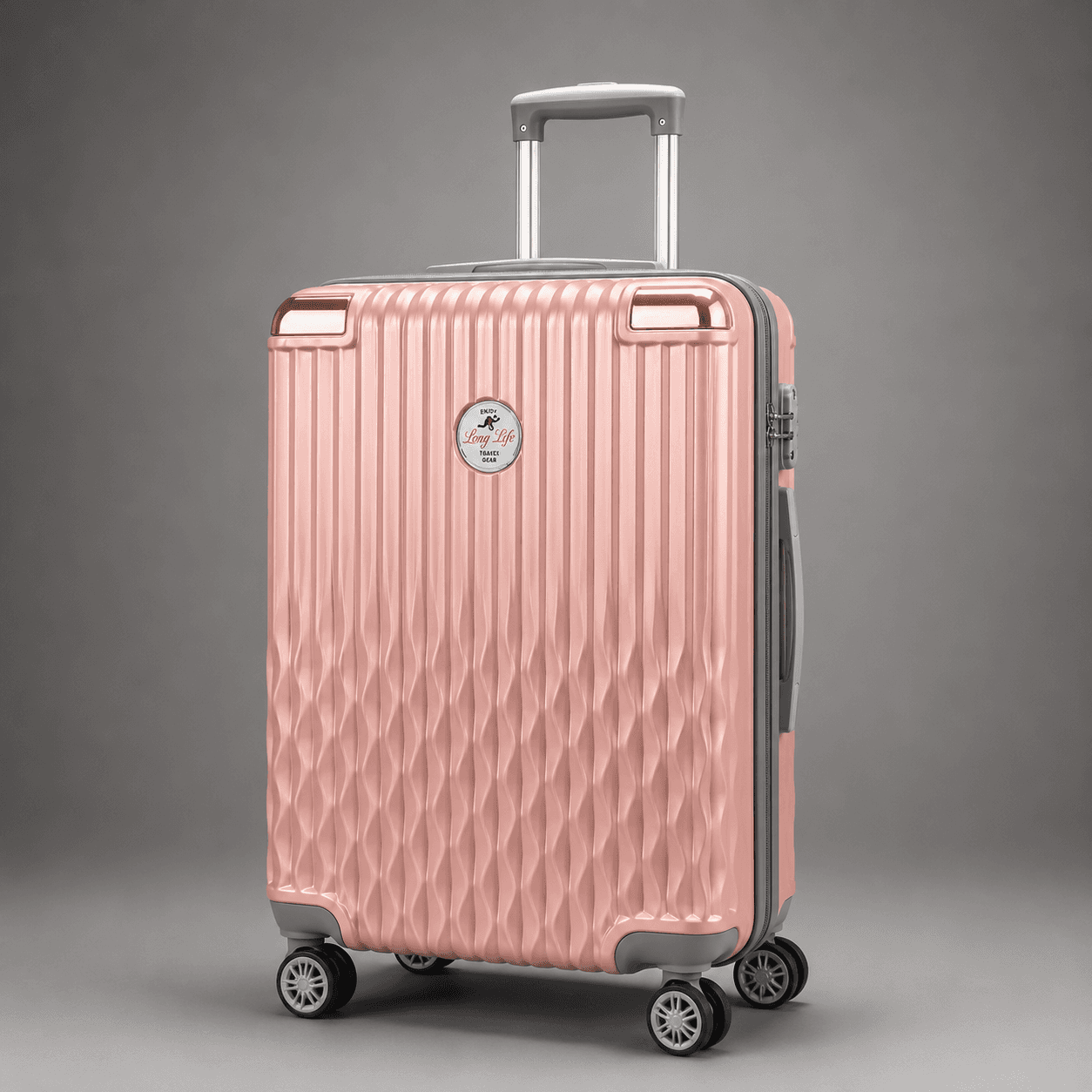 Long Life Luggage Polycarbonate Trolley Bag Set of 2